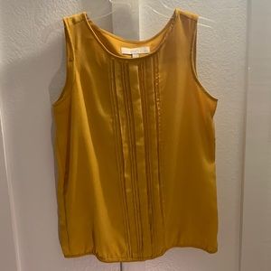Mustard yellow dress shirt from loft